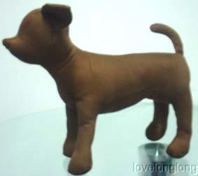 Chocolate Khaki Dogs Mannequins