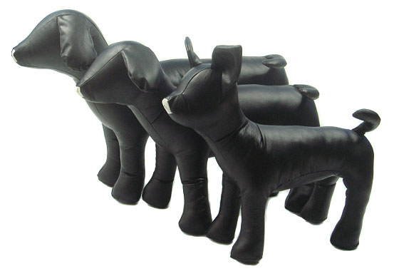 Leather Dog Mannequins