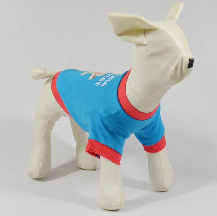 plain dog t-shirts 4 color printed
