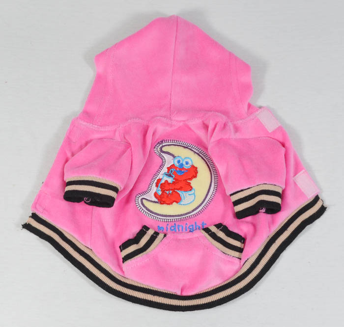 Velvet embroidery pet coats