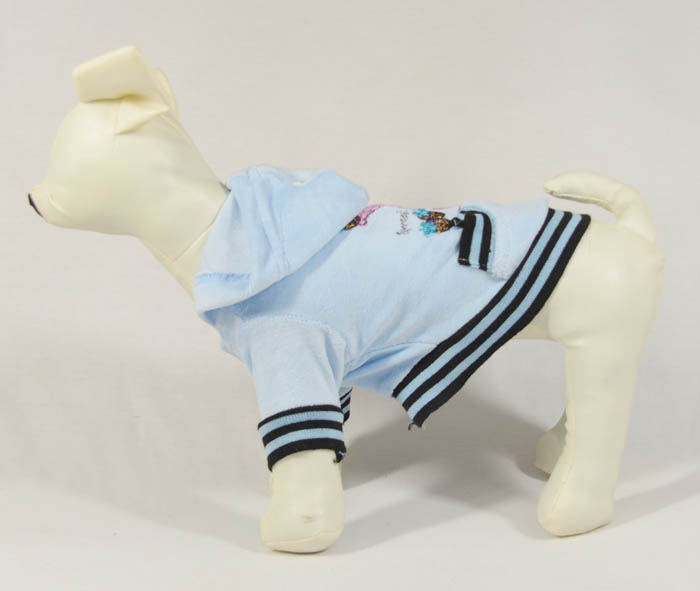 Velvet embroidery pet coats