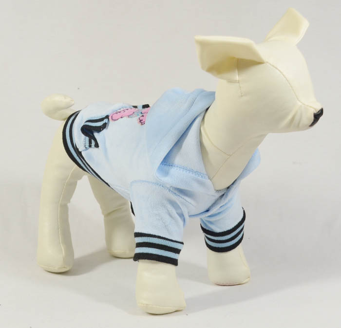Velvet embroidery pet coats