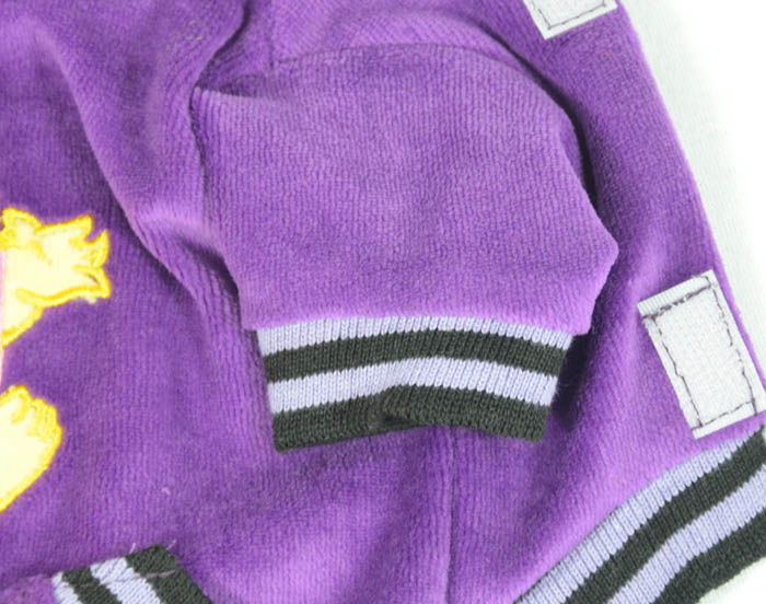 Velvet embroidery pet coats