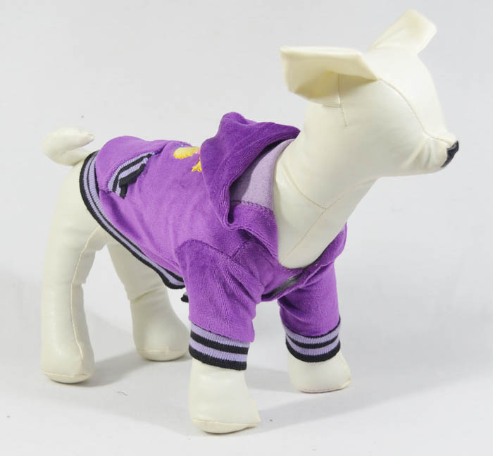 Velvet embroidery pet coats