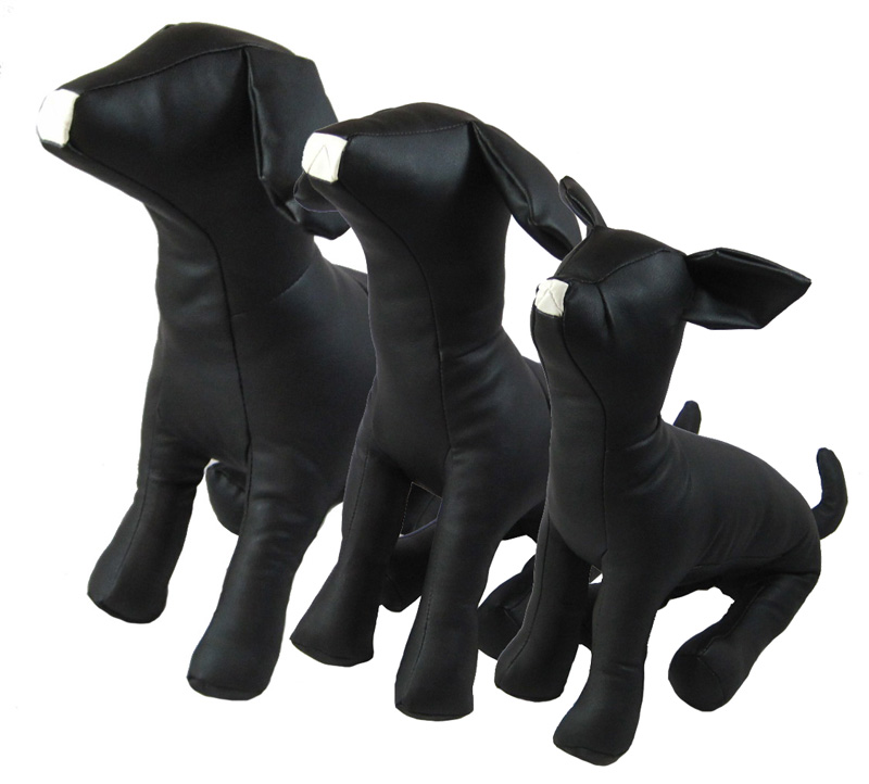 Leather Dog Mannequins SET (3 piece)