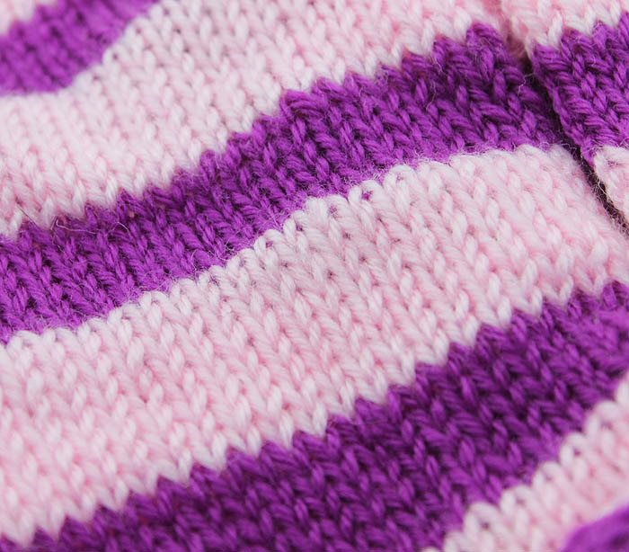 Color Strip  blend Romper&scarf