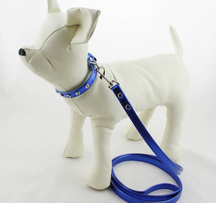 Rhinestones dog collars and leashes