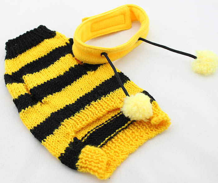 hexapod-bee dog Sweaters-Hand Knit