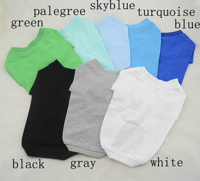 Dog Blank Tshirts 13 colors