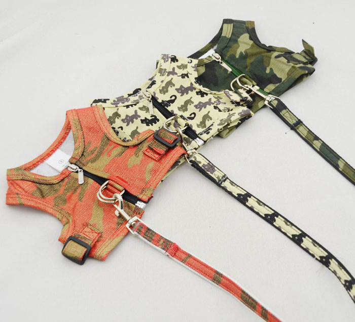 Denim Harness With Leads