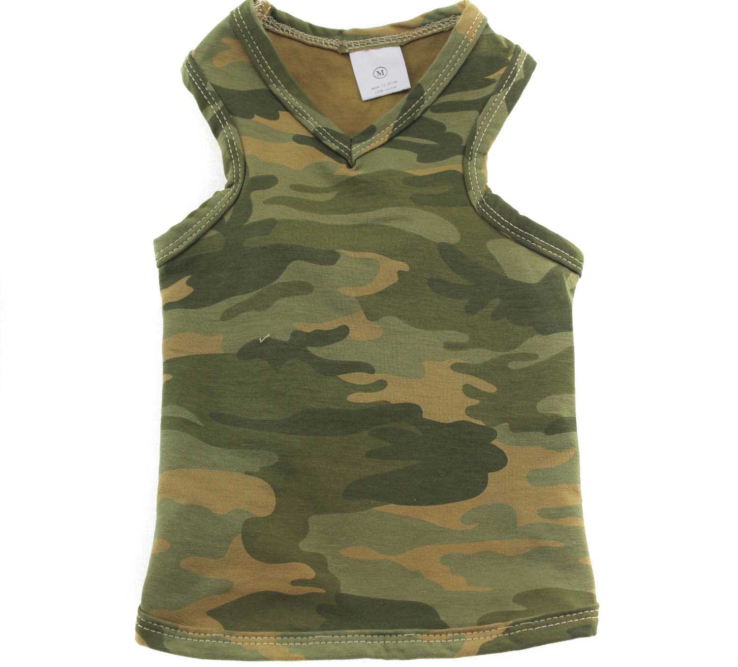 2018 New Camouflage Tanks Top T-shirts