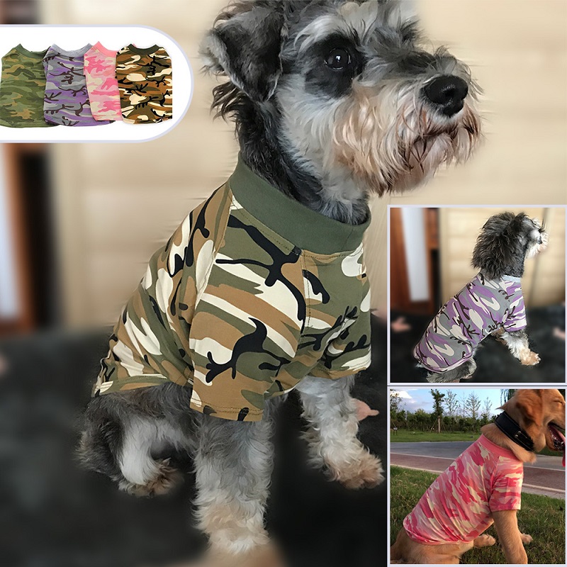 Large and small Dog Camo T-shirt