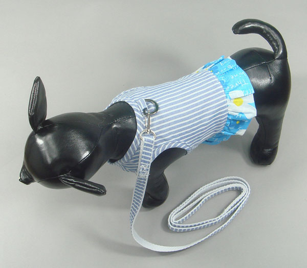 Denim Harness with leads