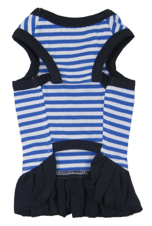His-and-hers stripe T-Dress