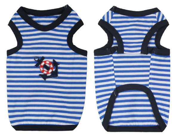 Anchor His-and-hers Striped tank