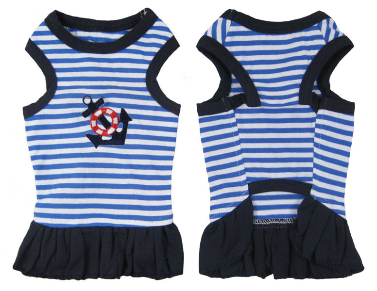 Anchor His-and-hers stripe T-Dress