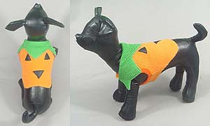 Pumpkin face Dog Harnesses