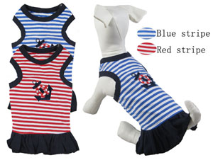Anchor His-and-hers stripe T-Dress
